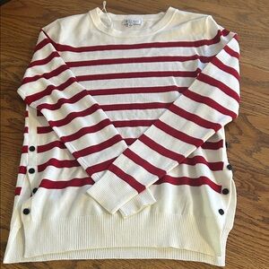 Stylish Striped Crew Neck Sweater